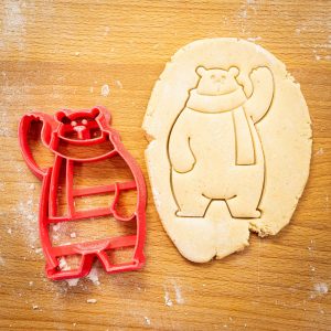 Vykrajovačka - Zimný medvedík