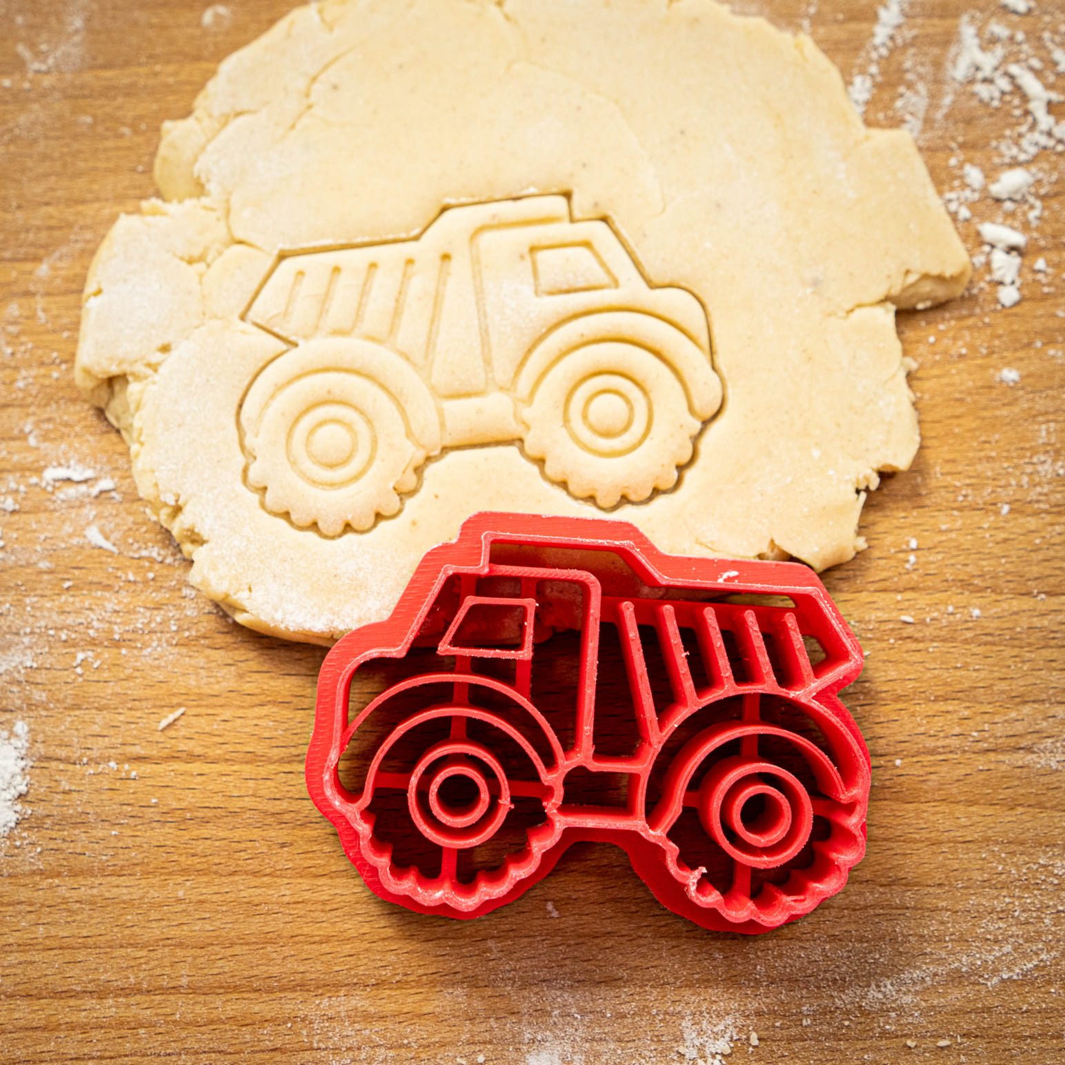 Vykrajovačka Sklápač auto