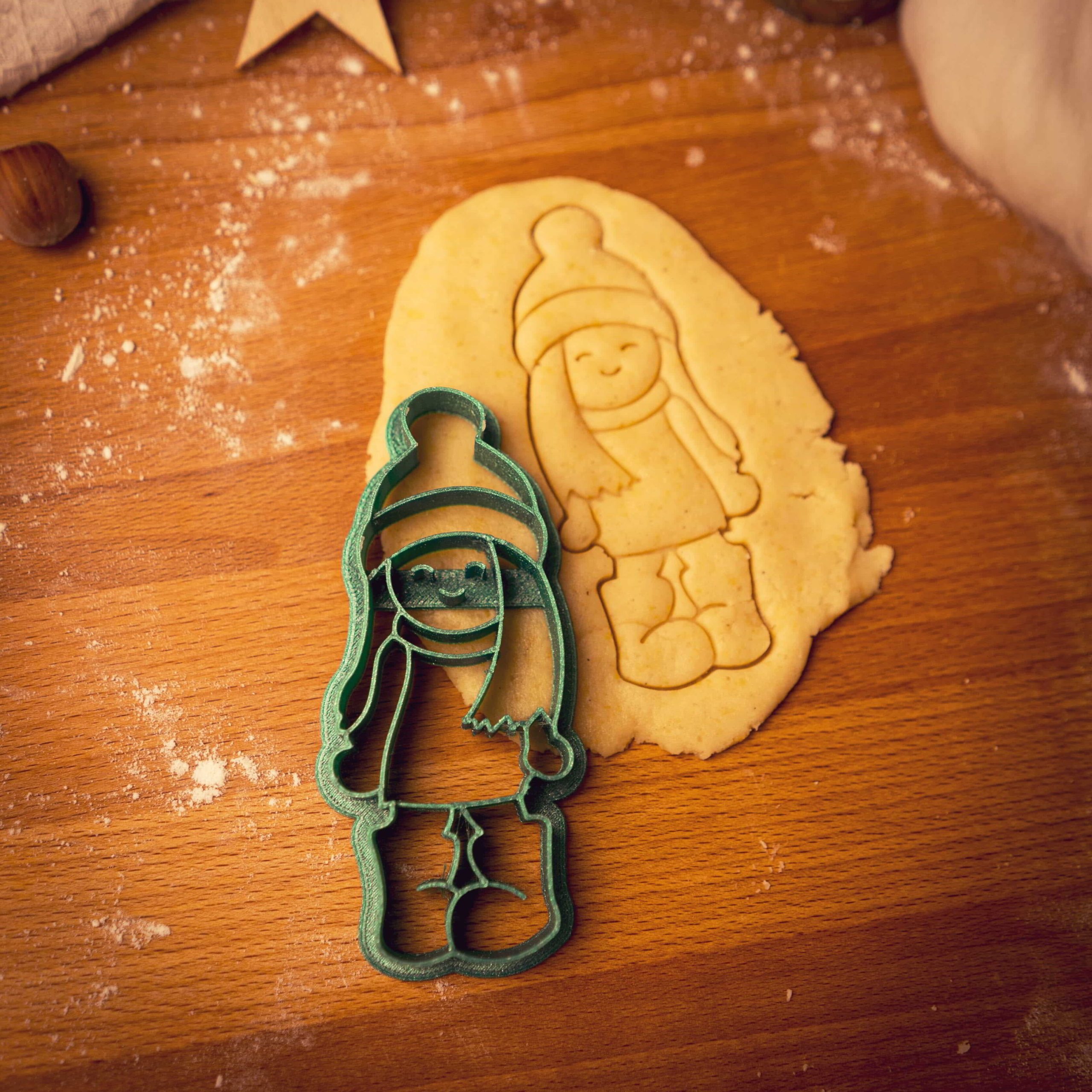 Vykrajovačka - Zimné dievčatko