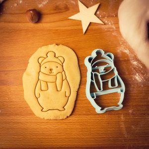 Vykrajovačka - Zimný medvedík 5