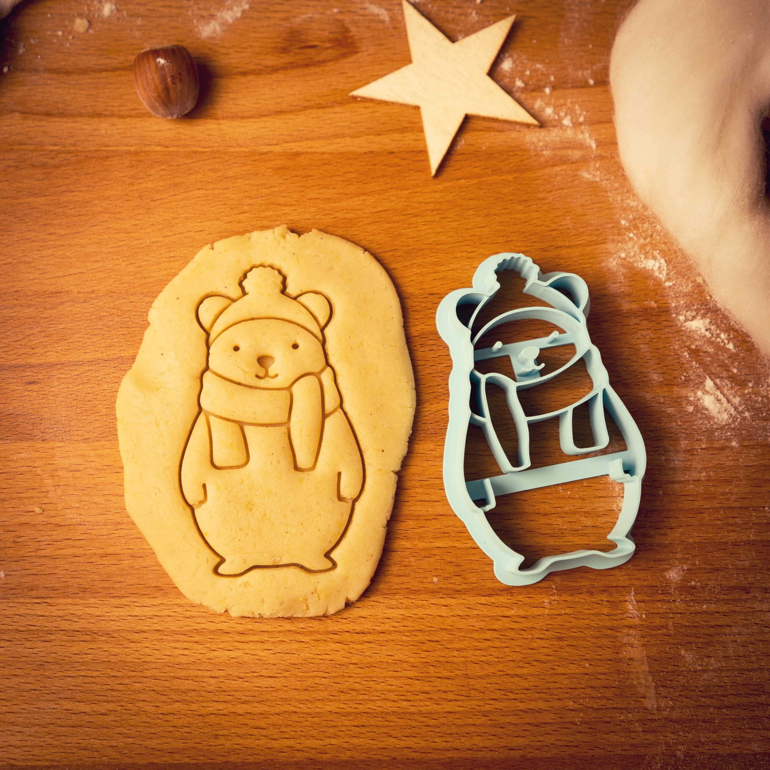 Vykrajovačka - Zimný medvedík 5