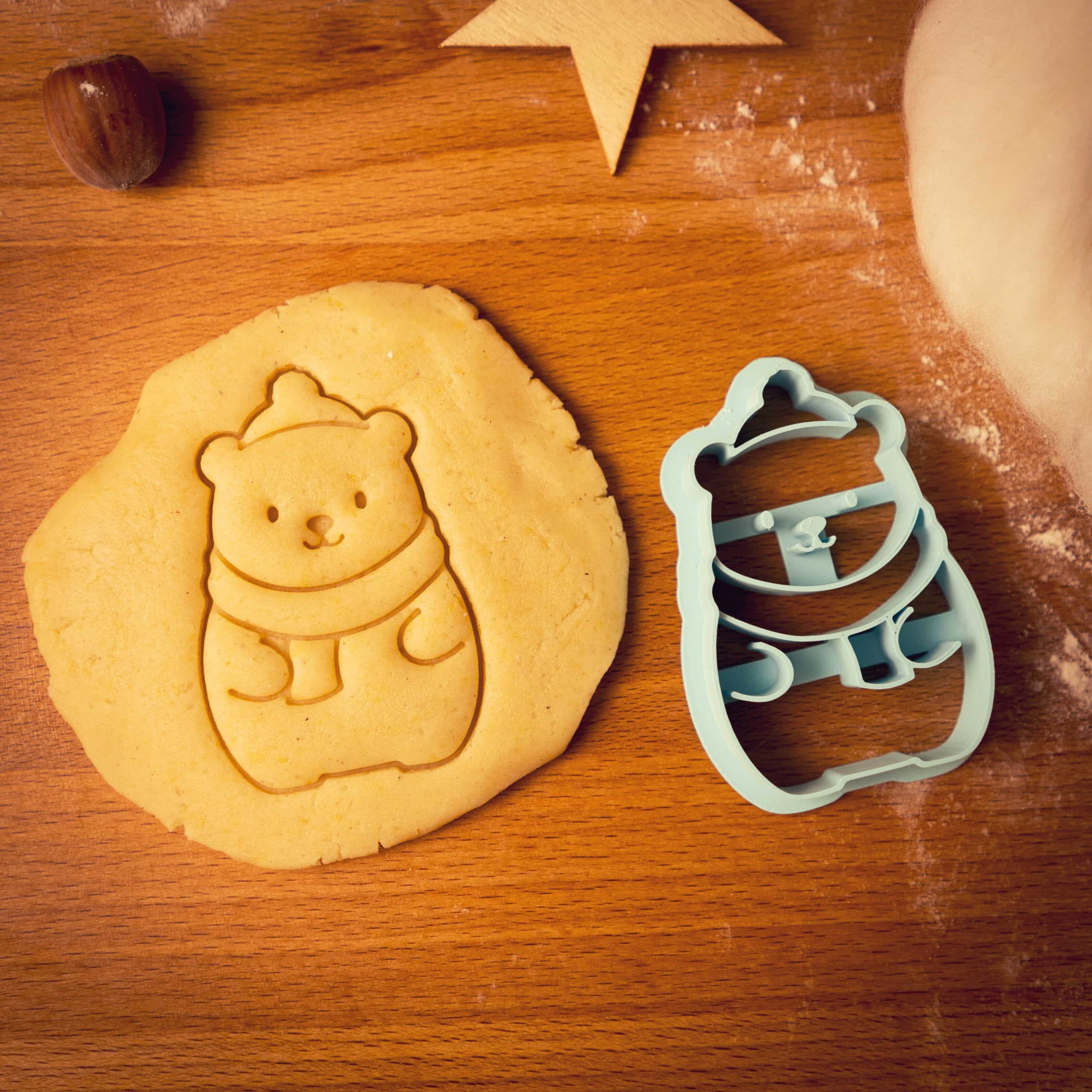 Vykrajovačka - Zimný medvedík 4