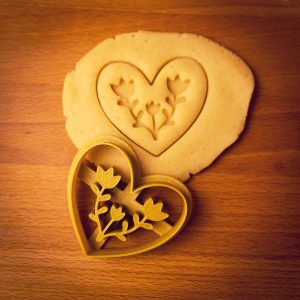 Vykrajovačka - Folk srdiečko vzor 1