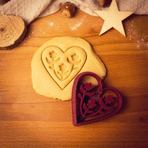 Vykrajovačka - Folk srdiečko vzor 2