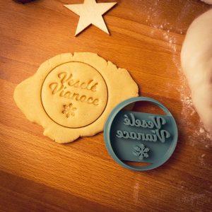 Vykrajovačka - Veselé Vianoce kruh