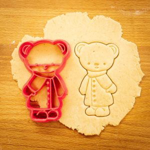 Vykrajovačka - Medvedík v kabátiku