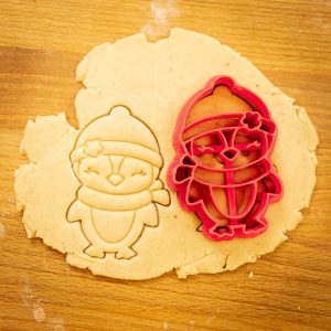 Vykrajovačka - Vianočný tučniak dievčatko