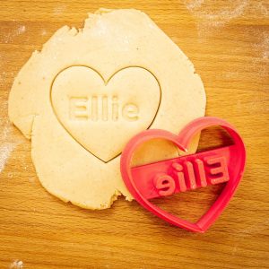 Vykrajovačka Srdiečko s menom