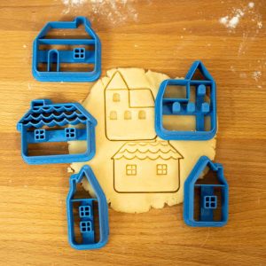 Set vykrajovačiek – Domčeky