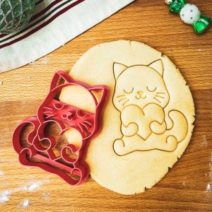 Vykrajovačka - Mačka so srdiečkom