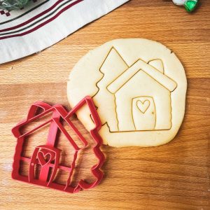 Vykrajovačka - Domček so stromčekom