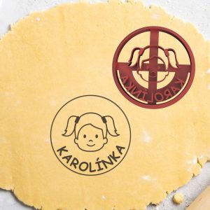 Personalizovaná vykrajovačka - Dievčatko