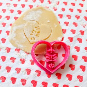 Vykrajovačka - Srdiečko s ornamentom